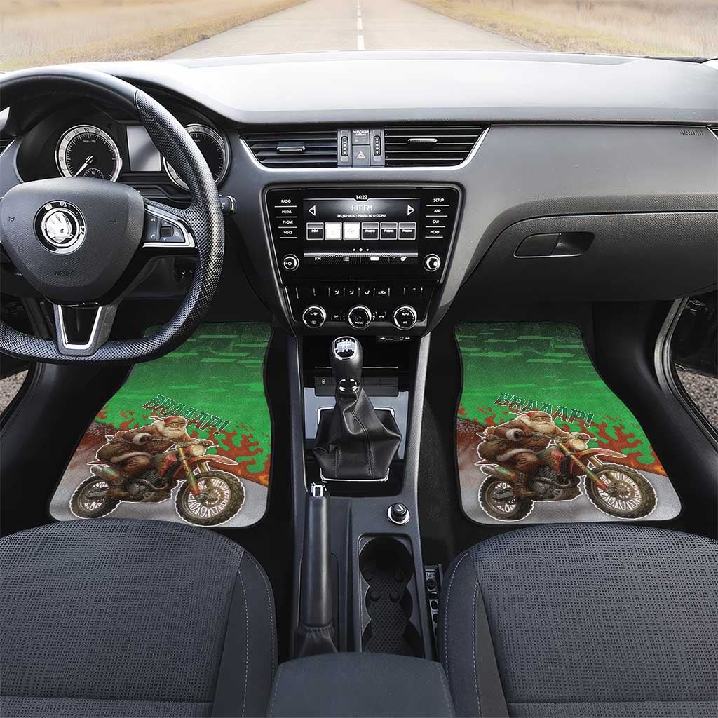 Braaap Christmas Car Mats Motocross Santa - Wonder Print Shop