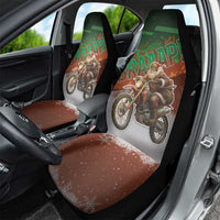 Braaap Christmas Car Seat Cover Motocross Santa - Wonder Print Shop