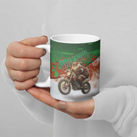Braaap Christmas Ceramic Mug Motocross Santa - Wonder Print Shop