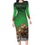 Braaap Christmas Family Matching Long Sleeve Bodycon Dress and Hawaiian Shirt Motocross Santa - Wonder Print Shop