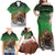 Braaap Christmas Family Matching Off Shoulder Maxi Dress and Hawaiian Shirt Motocross Santa - Wonder Print Shop