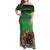 Braaap Christmas Family Matching Off Shoulder Maxi Dress and Hawaiian Shirt Motocross Santa - Wonder Print Shop