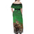 Braaap Christmas Family Matching Off Shoulder Maxi Dress and Hawaiian Shirt Motocross Santa - Wonder Print Shop