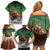 Braaap Christmas Family Matching Off Shoulder Short Dress and Hawaiian Shirt Motocross Santa - Wonder Print Shop