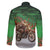 Braaap Christmas Family Matching Off Shoulder Short Dress and Hawaiian Shirt Motocross Santa - Wonder Print Shop