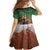 Braaap Christmas Family Matching Short Sleeve Bodycon Dress and Hawaiian Shirt Motocross Santa - Wonder Print Shop