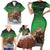 Braaap Christmas Family Matching Short Sleeve Bodycon Dress and Hawaiian Shirt Motocross Santa - Wonder Print Shop