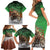 Braaap Christmas Family Matching Short Sleeve Bodycon Dress and Hawaiian Shirt Motocross Santa - Wonder Print Shop