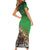 Braaap Christmas Family Matching Short Sleeve Bodycon Dress and Hawaiian Shirt Motocross Santa - Wonder Print Shop