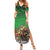 Braaap Christmas Family Matching Summer Maxi Dress and Hawaiian Shirt Motocross Santa - Wonder Print Shop