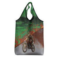 Braaap Christmas Grocery Bag Motocross Santa - Wonder Print Shop