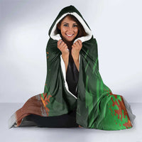 Braaap Christmas Hooded Blanket Motocross Santa - Wonder Print Shop