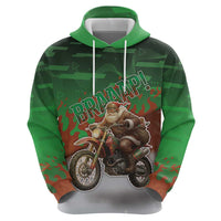 Braaap Christmas Hoodie Motocross Santa - Wonder Print Shop