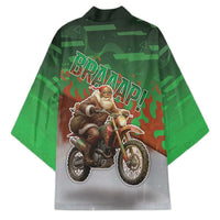 Braaap Christmas Kimono Motocross Santa - Wonder Print Shop