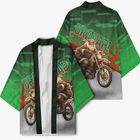Braaap Christmas Kimono Motocross Santa - Wonder Print Shop