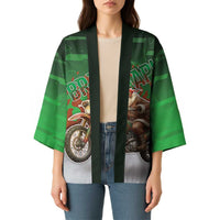 Braaap Christmas Kimono Motocross Santa - Wonder Print Shop