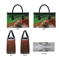 Braaap Christmas Leather Bag Motocross Santa - Wonder Print Shop