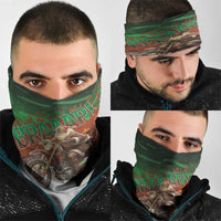 Braaap Christmas Neck Gaiter Motocross Santa - Wonder Print Shop
