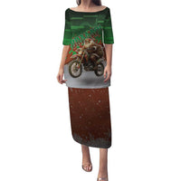 Braaap Christmas Puletasi Motocross Santa - Wonder Print Shop