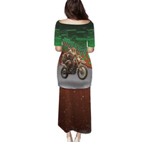 Braaap Christmas Puletasi Motocross Santa - Wonder Print Shop