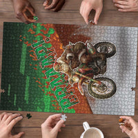 Braaap Christmas Puzzle Motocross Santa - Wonder Print Shop