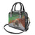 Braaap Christmas Shoulder Handbag Motocross Santa - Wonder Print Shop