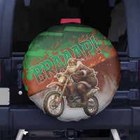 Braaap Christmas Spare Tire Cover Motocross Santa - Wonder Print Shop