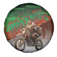 Braaap Christmas Spare Tire Cover Motocross Santa - Wonder Print Shop