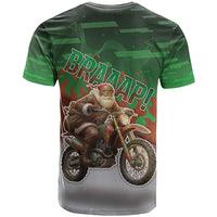 Braaap Christmas T Shirt Motocross Santa - Wonder Print Shop