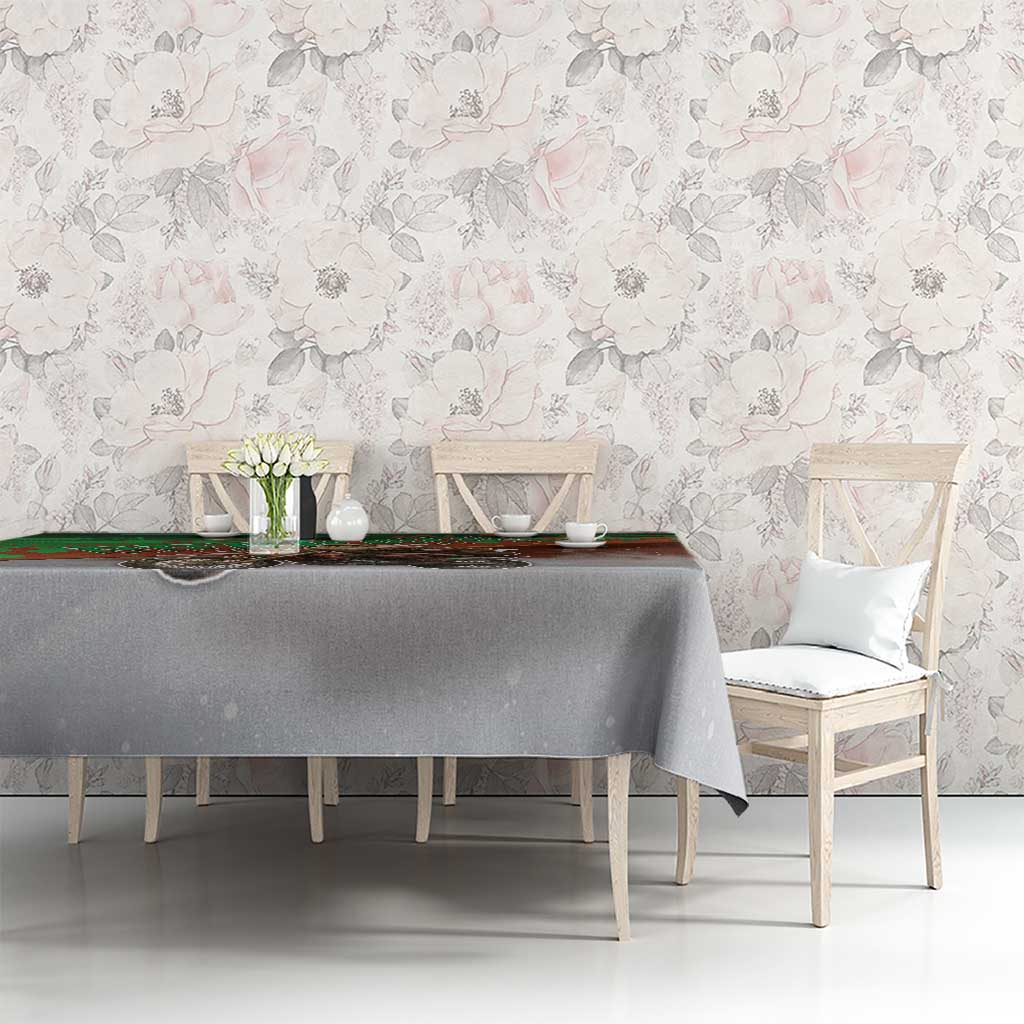 Braaap Christmas Tablecloth Motocross Santa - Wonder Print Shop