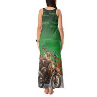 Braaap Christmas Tank Maxi Dress Motocross Santa - Wonder Print Shop