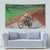 Braaap Christmas Tapestry Motocross Santa - Wonder Print Shop