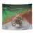 Braaap Christmas Tapestry Motocross Santa - Wonder Print Shop