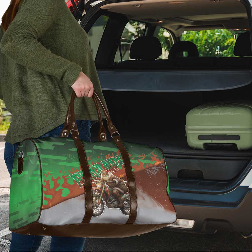 Braaap Christmas Travel Bag Motocross Santa - Wonder Print Shop
