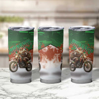 Braaap Christmas Tumbler Cup Motocross Santa - Wonder Print Shop