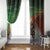 Braaap Christmas Window Curtain Motocross Santa - Wonder Print Shop