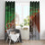Braaap Christmas Window Curtain Motocross Santa - Wonder Print Shop