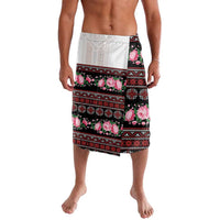 Red Romanian National Costume Lavalava Peony Flowers Traditional Folk Pattern - Wonder Print Shop