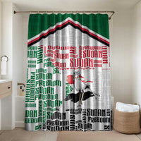 Sudan Bathroom Set Secretary Bird With Typography Patterns - Wonder Print Shop