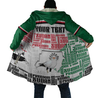 Personalized Sudan Cloak Secretary Bird With Typography Patterns - Wonder Print Shop