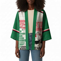 Personalized Sudan Kimono Secretary Bird With Typography Patterns - Wonder Print Shop