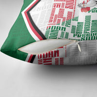 Sudan Pillow Cover Secretary Bird With Typography Patterns - Wonder Print Shop