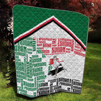 Sudan Quilt Secretary Bird With Typography Patterns - Wonder Print Shop