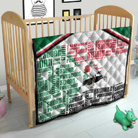 Sudan Quilt Secretary Bird With Typography Patterns - Wonder Print Shop