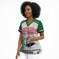 Personalized Sudan Scrub Top Secretary Bird With Typography Patterns - Wonder Print Shop