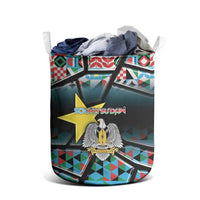 South Sudan Laundry Basket Geometric African Patterns - Wonder Print Shop