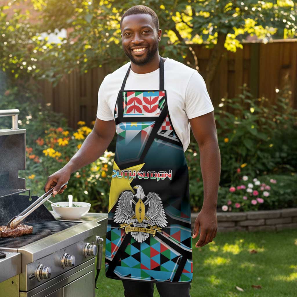 South Sudan Apron Geometric African Patterns - Wonder Print Shop