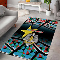 South Sudan Area Rug Geometric African Patterns - Wonder Print Shop