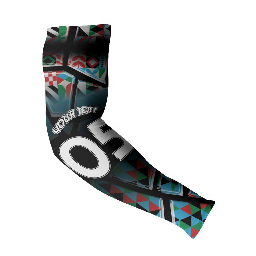 Custom South Sudan Arm Sleeves Geometric African Patterns - Wonder Print Shop