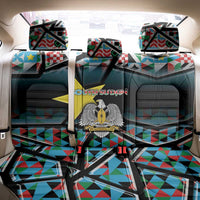 South Sudan Back Car Seat Cover Geometric African Patterns - Wonder Print Shop